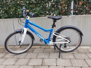 Woom 4 Kinderfahrrad blau Bild 5