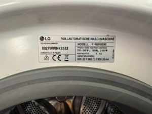 LG Waschmaschine 8 kg  F14WM8EN0 Bild 3