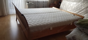 Doppelbett Vollholz Buche