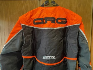 CRG Kartanzug original Gr 56 neuwertig mit Original Sparco Tasche. Bild 11