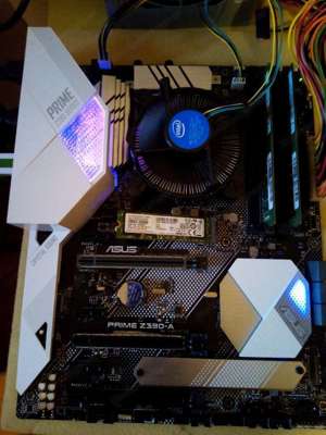 Intel Core I9-9900K   8 Core bis 5.00 GHZ   16 HT Core + Asus Prime Z390-A RGB Bild 2