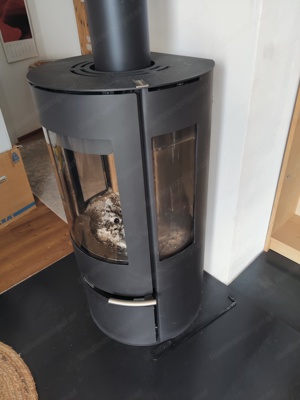 Kaminofen Aduro 9 Air Stahl schwarz 6 kW mit Schublade Bild 5