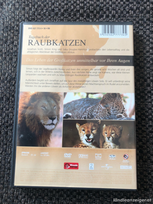 2 DVDs: Tagebuch der Raubkatzen Bild 3