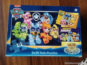 Paw Patrol Puzzles 3x35