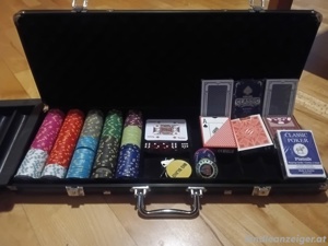 profi Pokerkoffer mit viel zubehör