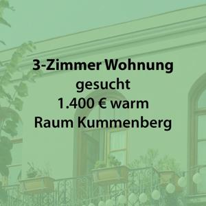 Sozial arbeitendes Paar sucht 3-Zimmer Wohnung