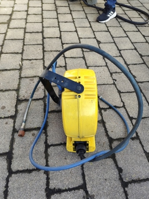 Pneumatik Wand Schlauchroller massive Ausführung Profi Gerät Bild 3
