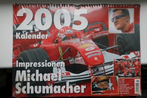 Michael Schuhmacher Kalender 2005 Rarität