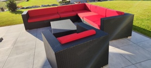 Gartenlounge Set aus Polyrattan Bild 3