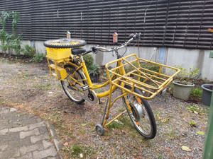 Ein Postfahrrad mit Elektroantrieb Bild 4