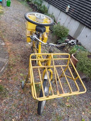 Ein Postfahrrad mit Elektroantrieb Bild 3