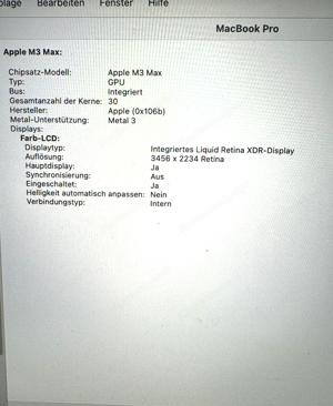 Apple MacBook Pro 16 M3 Pro Max36GB1TB SSD CPU 30 GPU Bild 3