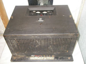 Bauer Lorenz tube amplifier 20 Watt w. 2x RV258 from a Klangfilm cinema system Bild 2