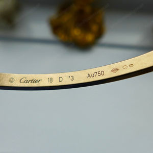 Original Cartier Love 18k Gelbgold Armband Modell Small Size 18 Bild 7