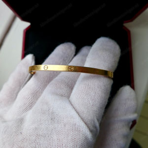 Original Cartier Love 18k Gelbgold Armband Modell Small Size 18 Bild 6