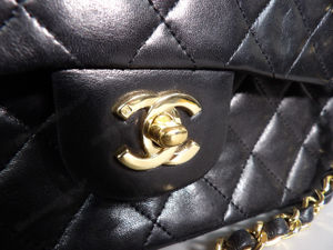 Sac   Main CHANEL Timeless Cuir Noir Bild 4