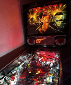 Terminator 2 Flipper Pinball Automat Williams Bild 3