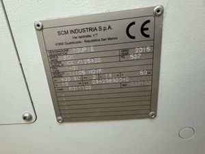 Tisch-Schwenkfräsmaschine SCM Typ ti 105 nova, 400 V, 14 A Bild 9