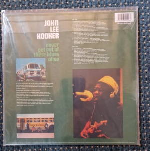 John Lee Hooker- Never get out of these Blues alive LP Bild 2