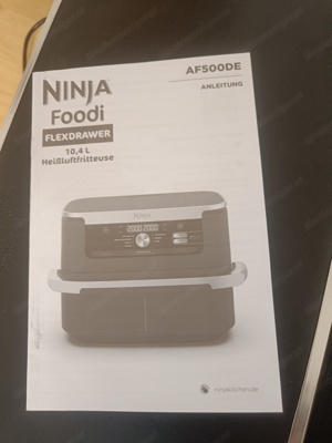 Heißluftfriteuse Ninja AF500DE Foodi FlexDrawer Bild 3