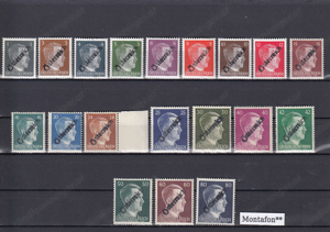 10 Briefmarken Sätze Österreich Privatausgaben mit Aufdruck Postfrisch ab 25 . Bild 2