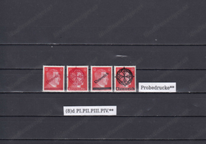 Briefmarken Österreich mit Probe-Rosettenaufdruck ** ab 80 . Bild 3