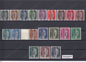 10 Briefmarken Sätze Österreich Privatausgaben mit Aufdruck Postfrisch ab 25  . Bild 2