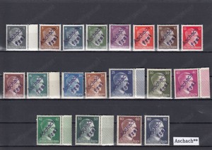 10 Briefmarken Sätze Österreich Privatausgaben mit Aufdruck Postfrisch ab 25  . Bild 9