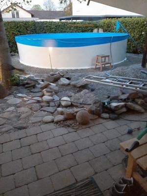 Stahlwand Pool Gebraucht zum eingraben  Bild 6