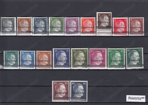 10 Briefmarken Sätze Österreich Privatausgaben mit Aufdruck Postfrisch ab 25 . Bild 10