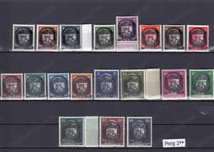 10 Briefmarken Sätze Österreich Privatausgaben mit Aufdruck Postfrisch 25.- Bild 4