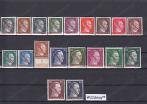 6 Briefmarken Sätze Österreich Privatausgaben mit Aufdruck Postfrisch ab 25 . Bild 2