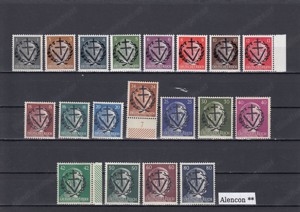 Briefmarken D Lokalausgaben mit Aufdruck ** ab 25.-