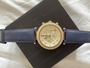 Michael Kors Uhr Blau Gold Bild 2