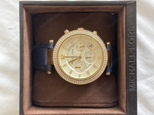 Michael Kors Uhr Blau Gold