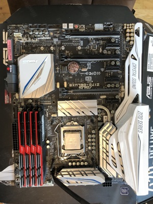 Motherboard ram cpu bundle Bild 3