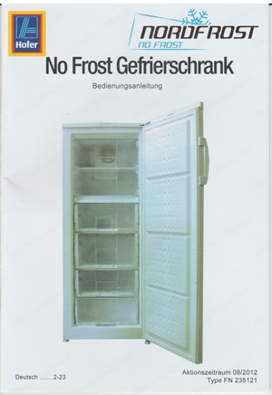 Gefrierschrank Nordfrost NO Frost