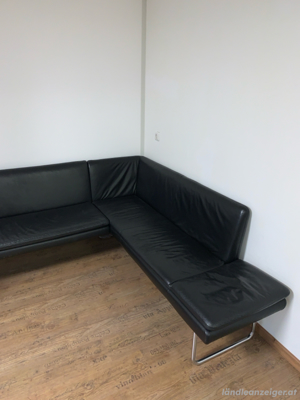 Eckbank echt Leder Couch Sofa Bank Bild 4