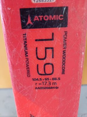 Atomic ski.                  Bild 4