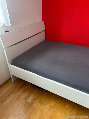 Bett weiß 120cm Bild 5