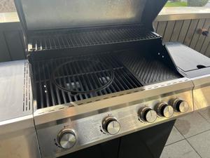 Gasgrill 4-Hauptbrenner und Seitenbrenner  Bild 3