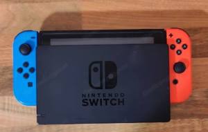 Nintendo Switch V2 Spiele-Konsole besserer Akku (Blau & Rot) Bild 5