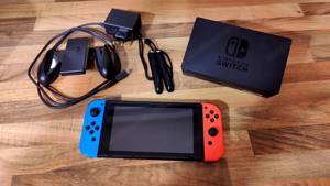 Nintendo Switch V2 Spiele-Konsole besserer Akku (Blau & Rot) Bild 2