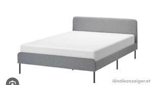 Ikea Bett Slattum inkl. Lattenrost 140x200