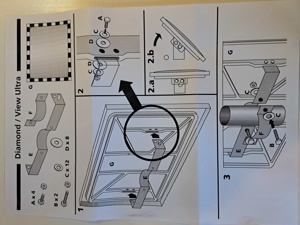 Verkehrsspiegel Ausfahrtspiegel Sicherheitsspiegel NEU  aus Sekuritglas Rahmen rot weiß 400 x 600 mm Bild 5