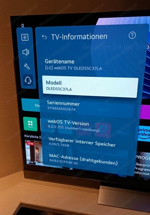 LG 4K OLED 55Zoll Fernseher neuwertig Bild 2