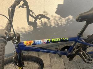 Fahrrad BMX blau Bild 2