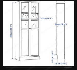 Ikea Billy Bücherregal mit Türen Bild 2