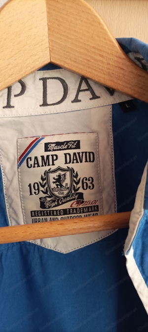 Camp David Herrenhemd Gr.L, Langarm  Bild 3