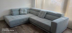 Exklusive Wohnlandschaft,  L -couch, Sofa Winkel links 